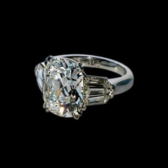 2.41 Carat Diamond 3-Stone Ring - Picture 1 of 5